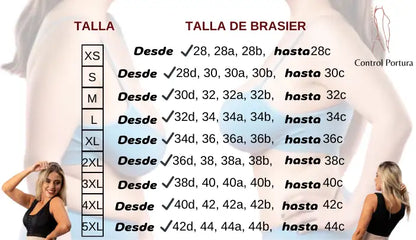 BRASIER PUSH UP (Tallas desde XS Hasta L)